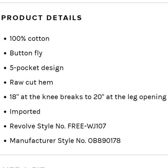 Free People | white flare jeans | Sz 10/30 - Picture 4 of 16